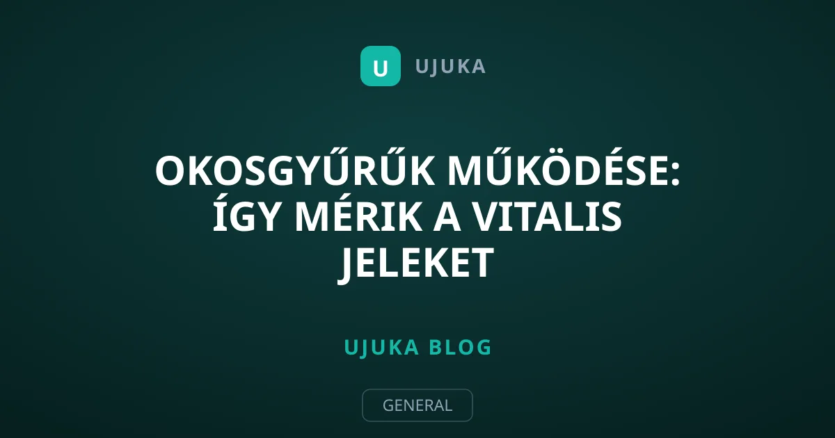 Okosgyűrűk működése: Így mérik a vitalis jeleket