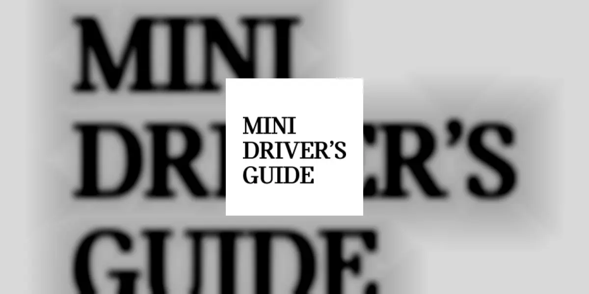MINI Driver’s Guide